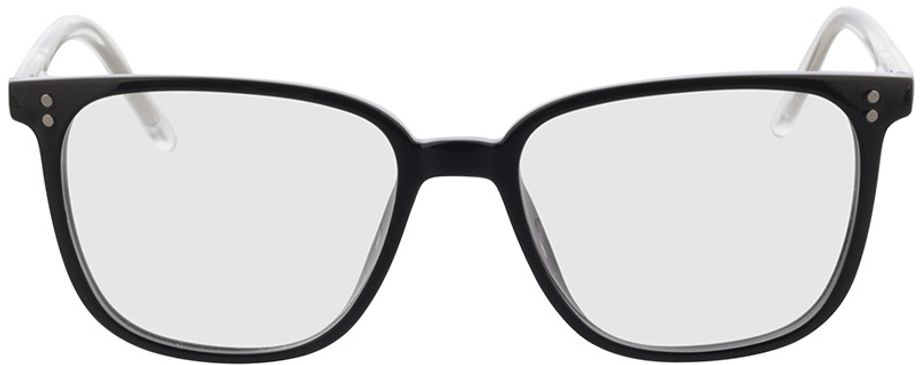 Picture of glasses model Lamesa-schwarz/transparent in angle 0