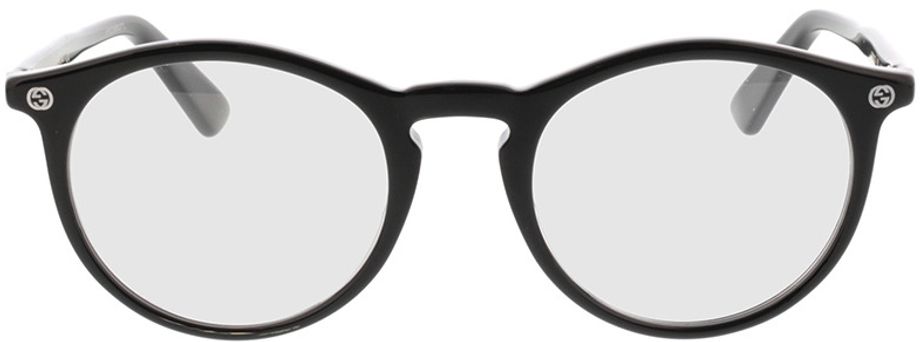 Picture of glasses model Gucci GG0121O-001 49-21 in angle 0