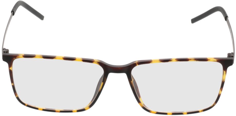 Picture of glasses model Paterna-brun-jaune-marbré in angle 0