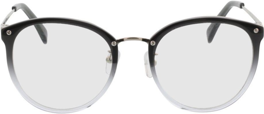 Picture of glasses model Charlotte-gris-dégradé/argenté in angle 0