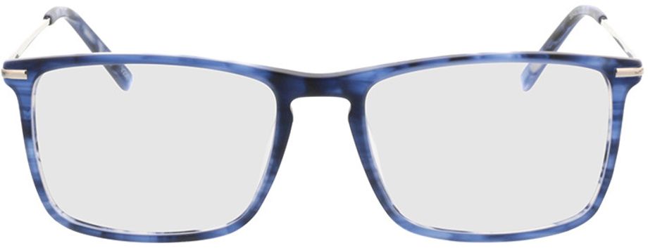 Picture of glasses model Aurel-bleu-marbré in angle 0
