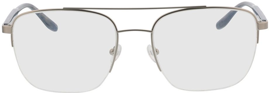 Picture of glasses model Zeus-argenté/gris horn in angle 0