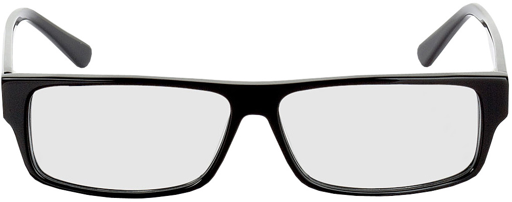 Picture of glasses model Monza zwart/wit in angle 0