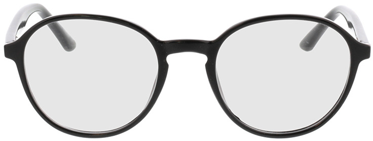 Picture of glasses model Decio-noir in angle 0
