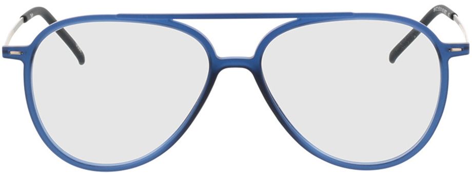 Picture of glasses model Salo-matt blau/silber in angle 0