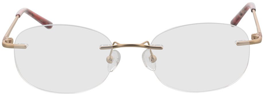 Picture of glasses model Venus - gold in angle 0