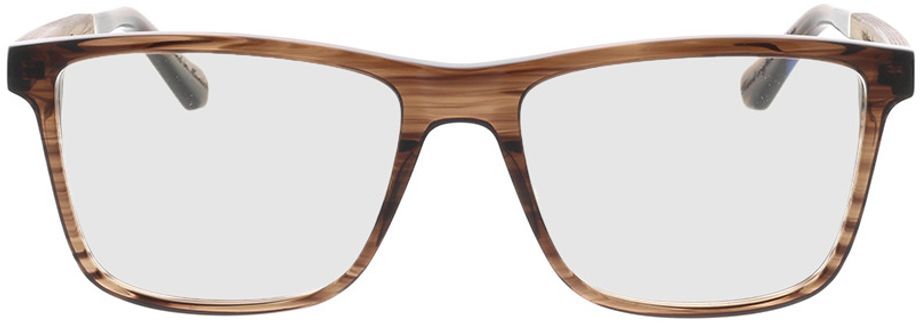 Picture of glasses model Optical Wildenwart walnut/crystal brw 56-18 in angle 0