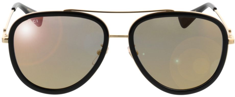 Picture of glasses model Gucci GG0062S-001 57-17 in angle 0
