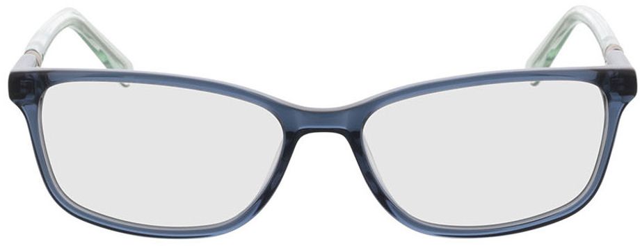 Picture of glasses model Zamora - blue/transparent in angle 0