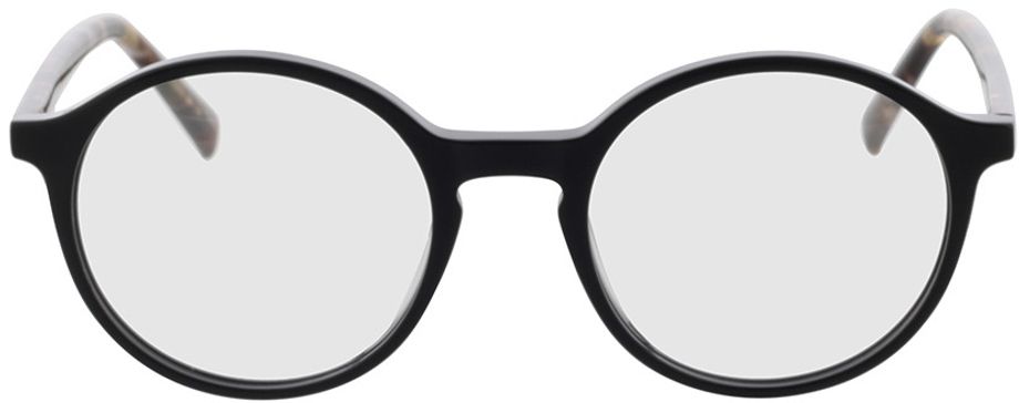 Picture of glasses model Reso Zwart in angle 0