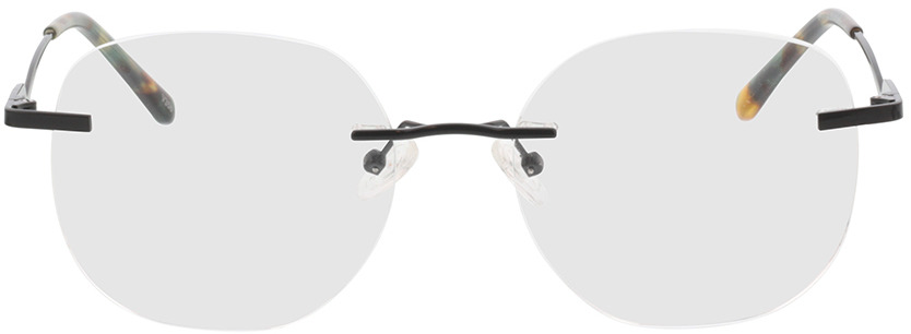 Picture of glasses model Gardena-schwarz in angle 0