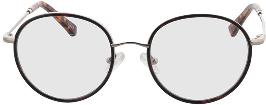 Picture of glasses model Moody - silber/dunkles havanna in angle 0