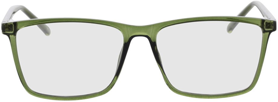 Picture of glasses model Nolba green transparent in angle 0