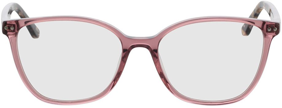 Picture of glasses model Rosy - pink-transparent/havana in angle 0