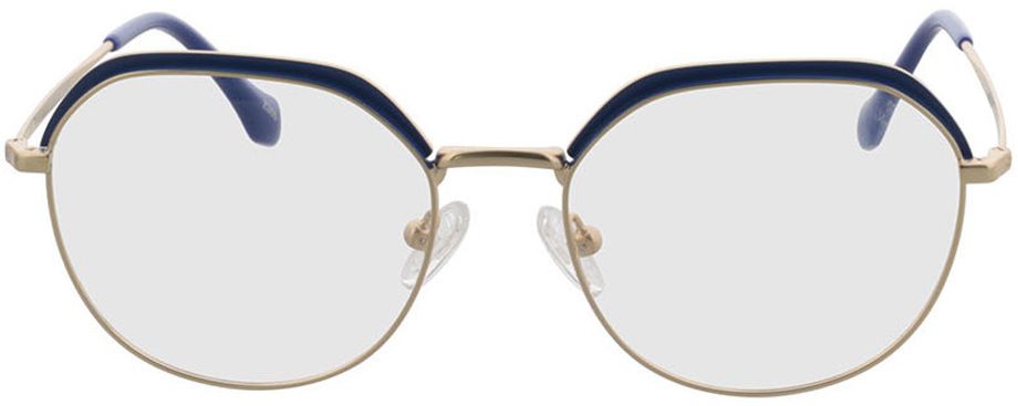 Picture of glasses model Ibiza - gold/blau in angle 0