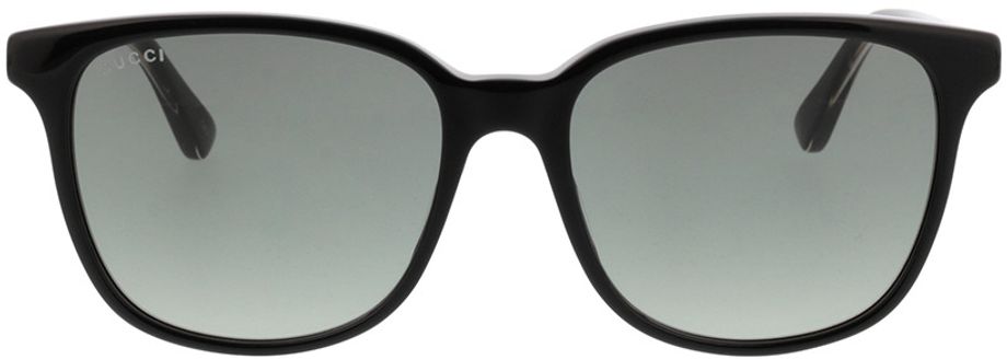 Picture of glasses model Gucci GG0376SN-001 54-17 in angle 0