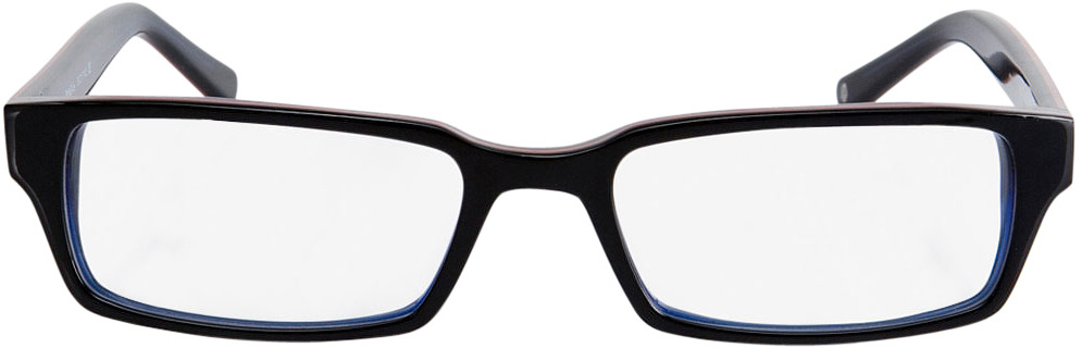 Picture of glasses model Capuno-black-blue in angle 0