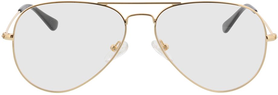 Picture of glasses model Manhattan gold in angle 0