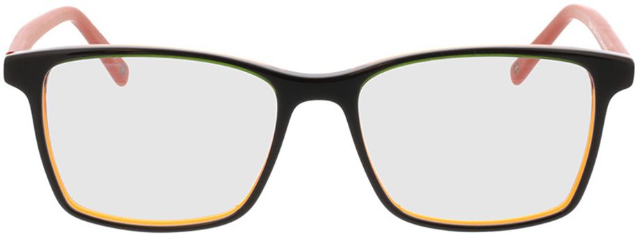 Picture of glasses model Marzio - grün schwarz orange in angle 0