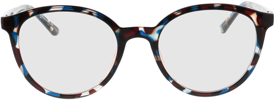 Picture of glasses model Rima blauw bruin-gevlekt in angle 0
