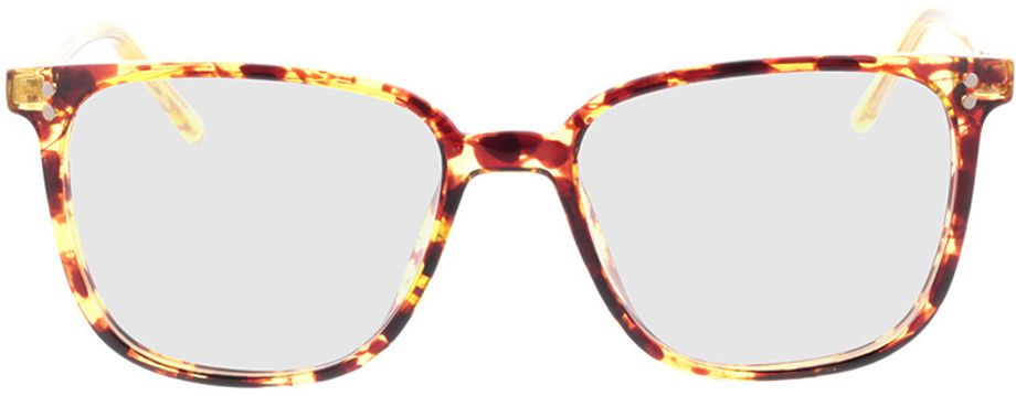 Picture of glasses model Lamesa - braun-meliert/gelb-transparent in angle 0
