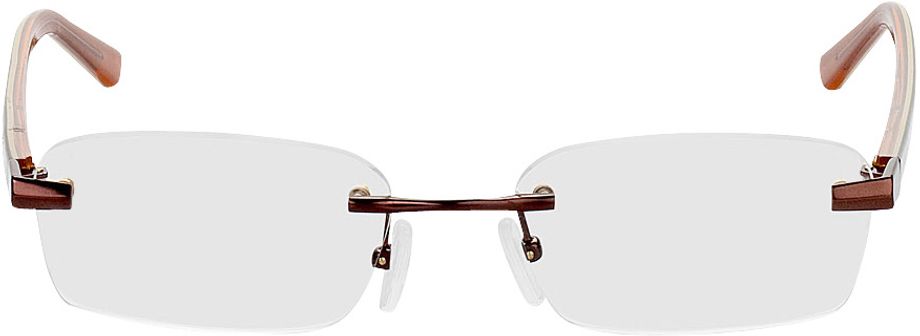 Picture of glasses model Bristol-brun in angle 0