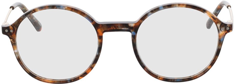 Picture of glasses model Spring-castanho-mosqueado/dourado in angle 0