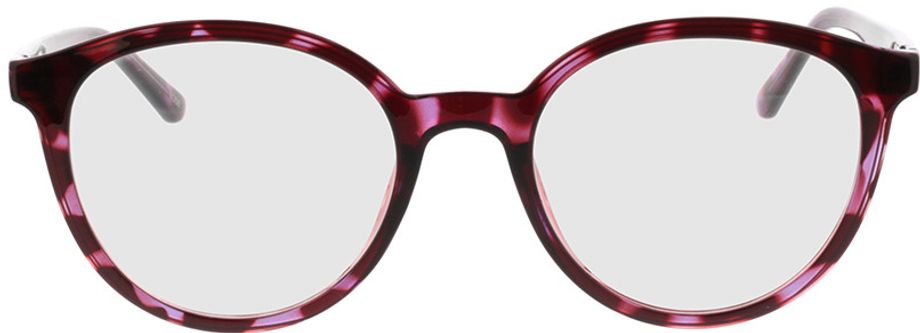 Picture of glasses model Rima rood lila-gevlekt in angle 0