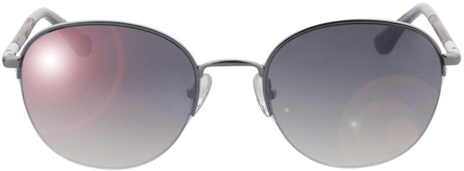 Picture of glasses model Wood Fellas Sunglasses Horizon curled/silver 52-20 in angle 0