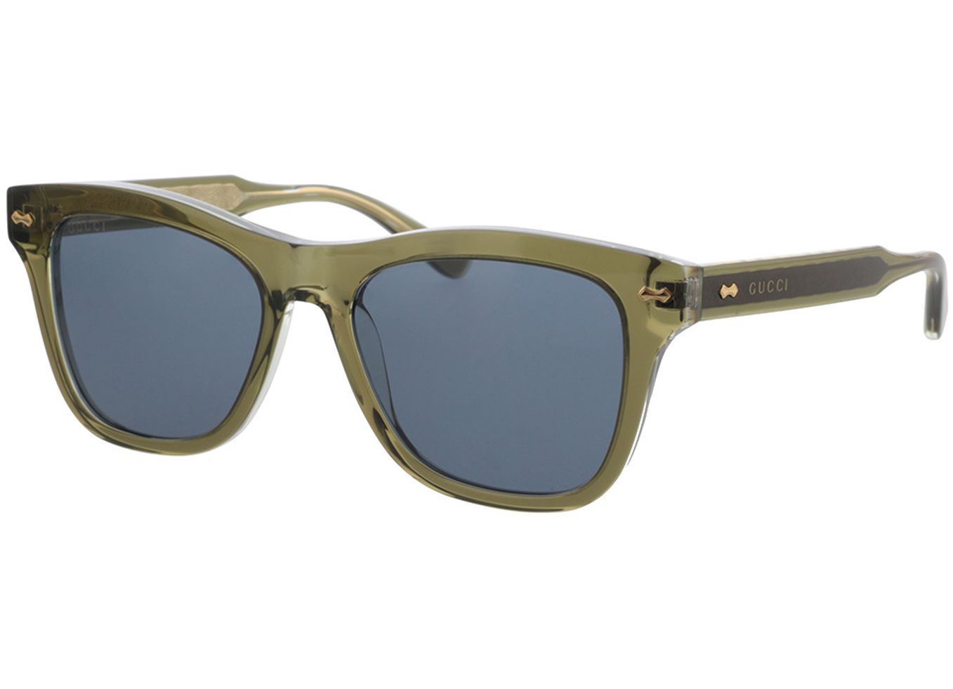 Gucci GG0910S 002 Green/Blue Square Sunglasses