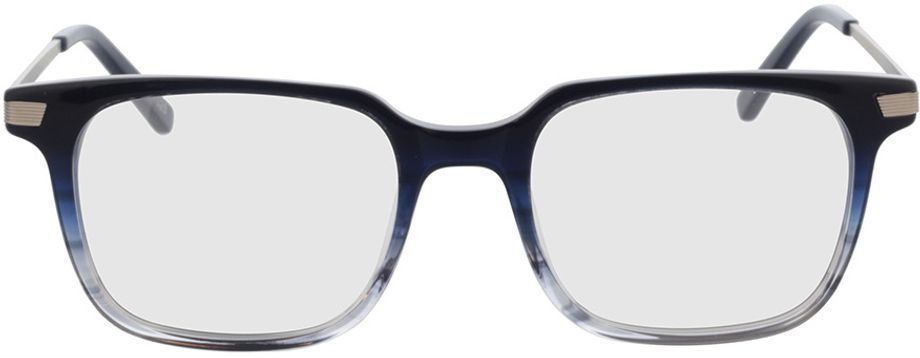 Picture of glasses model Moca blue/silver in angle 0