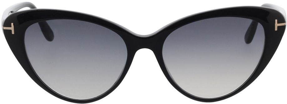 Picture of glasses model Tom Ford FT0869 01B 56 in angle 0