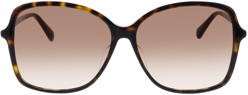 Picture of glasses model Gucci GG0546SK-002 60-14 in angle 0