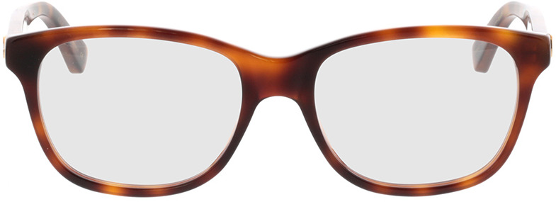 Picture of glasses model Gucci GG0166O-004 52-17 in angle 0
