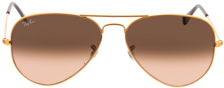 Picture of glasses model Ray-Ban Aviator RB3025 9001A5 58-14 in angle 0