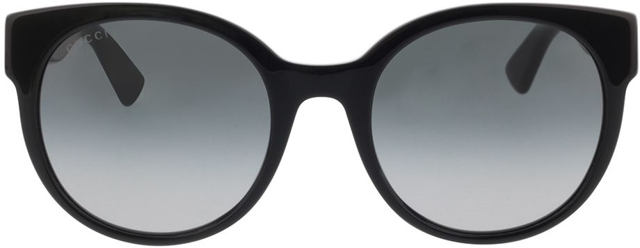 Picture of glasses model Gucci GG0035SN-001 54-22 in angle 0