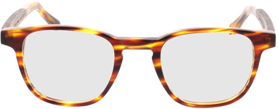 Picture of glasses model Oya Honey RX: Walnussholz 45-22 in angle 0
