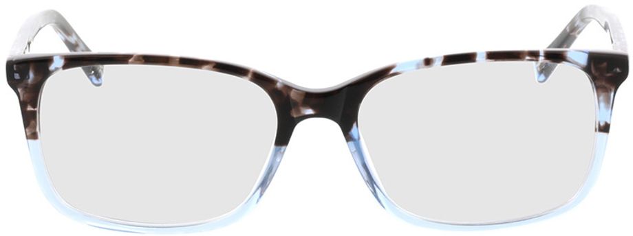 Picture of glasses model Corso-grau-meliert/blau-transparent in angle 0