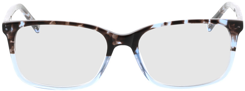 Picture of glasses model Corso Grijs-gevlekt/blauw-transparant in angle 0