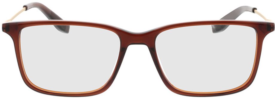 Picture of glasses model Bonum-braun transparent in angle 0