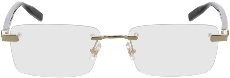 Picture of glasses model Montblanc MB0055O-002 56-17 in angle 0