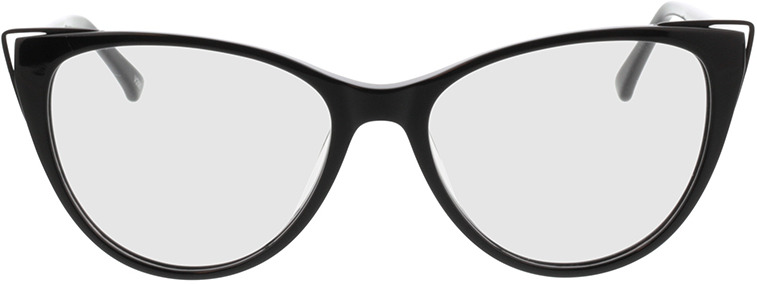Picture of glasses model Neapoli-matt schwarz in angle 0