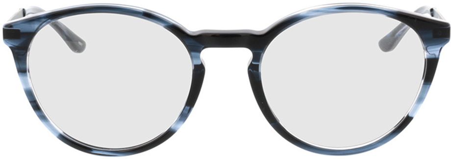 Picture of glasses model Hazel-horn bleu in angle 0
