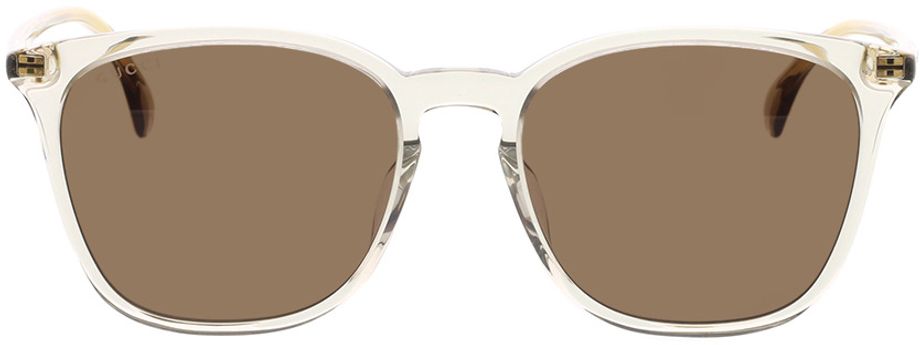 Picture of glasses model Gucci GG0547SK-004 55-19 in angle 0