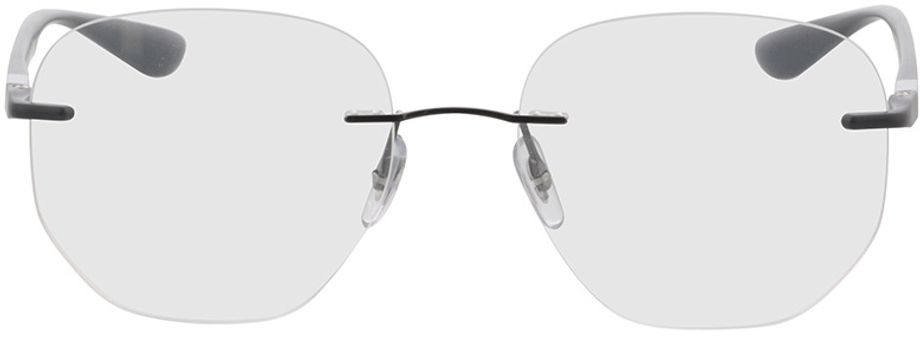 Picture of glasses model Ray-Ban RX8766 1000 51-17 in angle 0