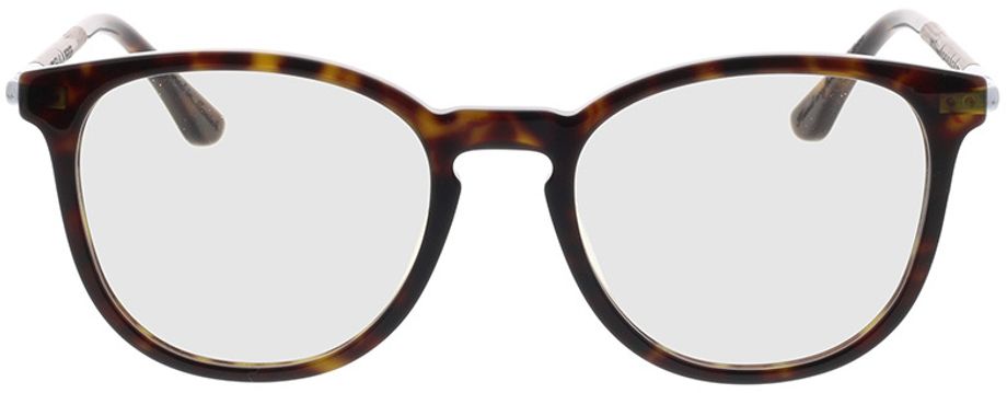 Picture of glasses model Wood Fellas Optical Pfersee noyer/havana 50-19 in angle 0