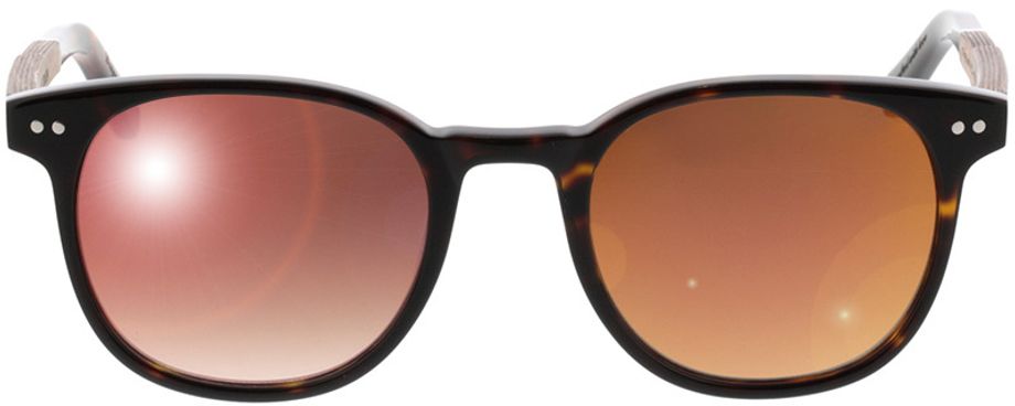 Picture of glasses model Sunglasses Pottenstein walnut/havana 49-21 in angle 0