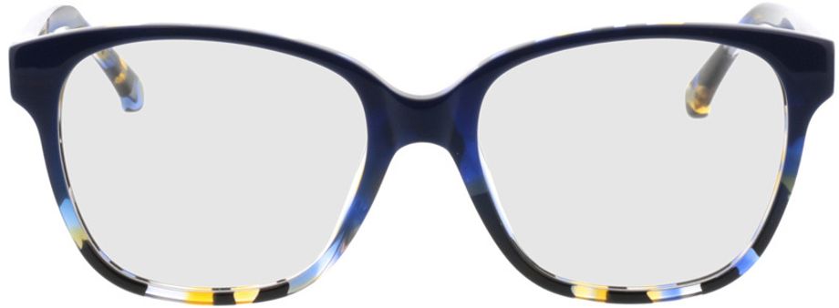 Picture of glasses model Marta blauw-gevlekt in angle 0