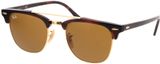 Picture of glasses model Ray-Ban Clubmaster Doublebridge RB3816 990/33 51-21