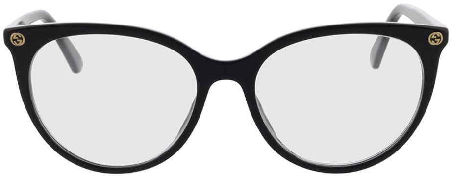 Picture of glasses model Gucci GG0093O-001 53-17 in angle 0